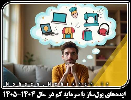 ایدههای پولساز با سرمایه کم در سال ۱۴۰۴–۱۴۰۵
